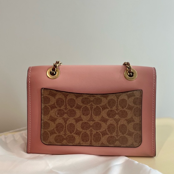 Coach pink signature rose bag! - Picture 2 of 6